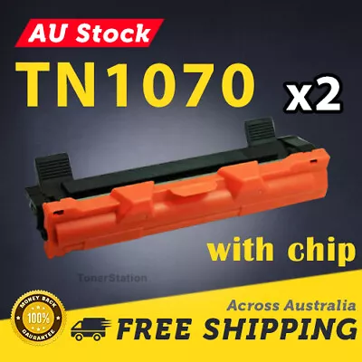 2-Pack Toner TN-1070 Black For Brother MFC-1810 HL1110 HL-1110 HL-1210W Printer • $24.76