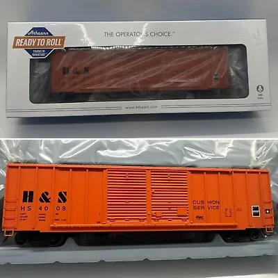 Athearn ATH27204 HO Scale 50' FMC Centered DD Box Car ~ Hartford & Slocomb (H&S) • $34.99