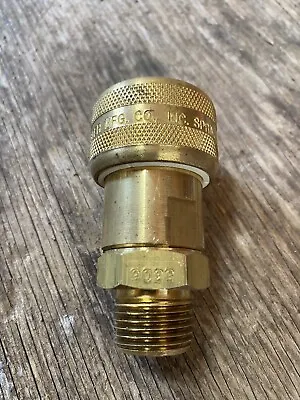 Foster 5 Series Brass Quick Coupler 1/2 Body 1/2 NPT Air Hose And Water Fittings • $19.99