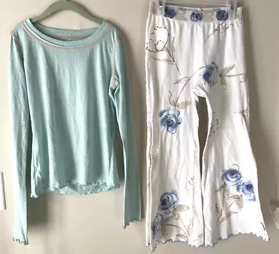 NWT Girls Ralph Lauren M (8-10) LS Top & Boutique Baln Boho Floral Pants 2pc Lot • $16.99