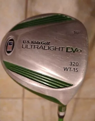 USKG U.S. Kids Golf WT-15 Driver DV1 26° UL 57 Ultralight Right R Graphite GREEN • $20