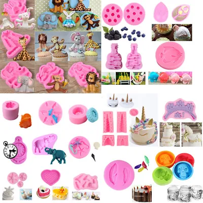 Silicone Fondant Mold Cake Decorating Chocolate Sugarcraft Baking Mould Tools • £2.18