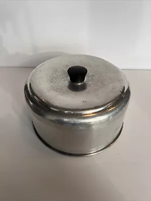 Vintage West Bend Aluminum Cake Saver Cover With Plastic Handle 10 Inches Wide • $10