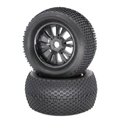 2pcs RC 1/8 Scale Car Buggy RC Tires And Wheels 17mm DIY Upgrade Parts • £21.31