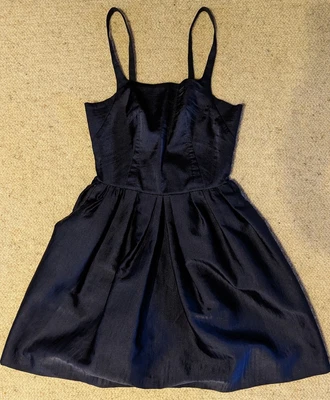 $50 • Buy Scanlan And Theodore Sz6 Silk Cotton Mix Mini Dress