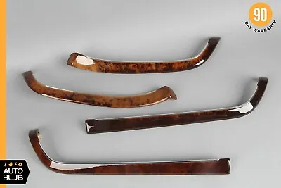 03-06 Mercedes W220 S55 AMG S600 S430 Door Panel Trim Bezel Set Of 4 Wood OEM • $103.75