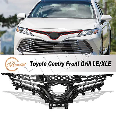 For 2018-2020 Toyota Camry LE Front Bumper Upper Grille TO1200419 5310106E30 • $54.14