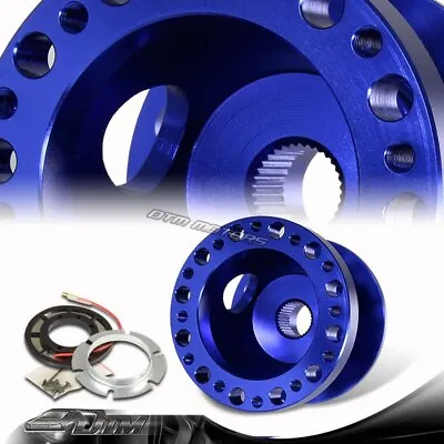 Blue 6-Hole Aluminum Racing Steering Wheel Hub Adapter For Nissan Maxima/Sentra • $26.88