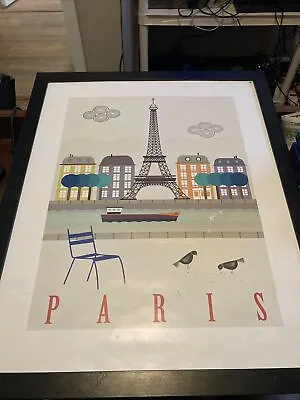 Ikea Nyttja Black Poster Frame 15-3/4  X 19-3/4  Paris Photo Frame • £9.49