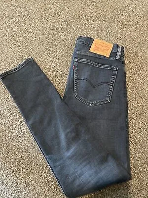 LEVI'S 519 Jeans Mens (31 Inch Waist) (34 Inch Leg) Slim Fit Blue Skinny • £24.99