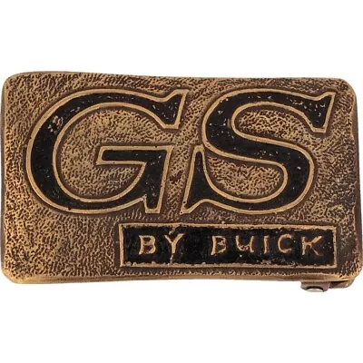 Brass Buick Skylark GS Gran Sport Muscle Classic Car 1990s Vintage Belt Buckle • $295