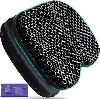 Gel Cushion Seat Cushion For Desk Chair Chair Cushion For Back Pain Coccyx Cu • $37.86