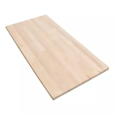 Unfinished Birch Butcher Block Countertop In Solid Wood 4 Ft X 30  X 1.5  • $240.57