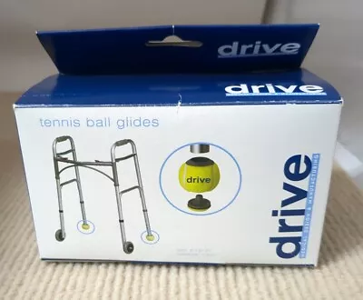 Drive Mobility Walker Rear Tennis Ball Glides W/ Additional Glide Pads 1pair New • $12.95