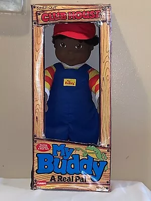 Vintage My Buddy A Real Pal Doll Rare In Clubhouse Box African American Hasbro • $249.99