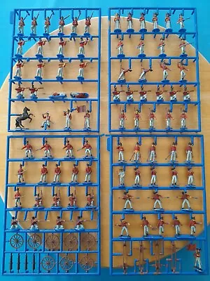 Imex 1/72 Painted MEXICAN INFANTRY & ARTILLERY Figures Set 510 & 520 On Sprues • £5.99