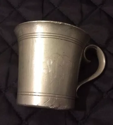 Vintage Shirley Williamsburg Virginia Handmade Pewter Cup.j • $19.99