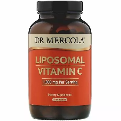 Dr. Mercola Liposomal Vitamin C 1000 Mg Per Serving 180 Count 03/25 • $39.96