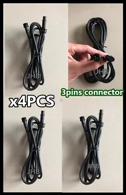 Parts: 4PCS 3Pins Connectors Extension Wires For CHASING LED Lights (1Meter/PC) • $39.99