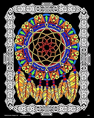 Dream Catcher - Large 16x20 Inch Fuzzy Velvet Coloring Poster • $8.99