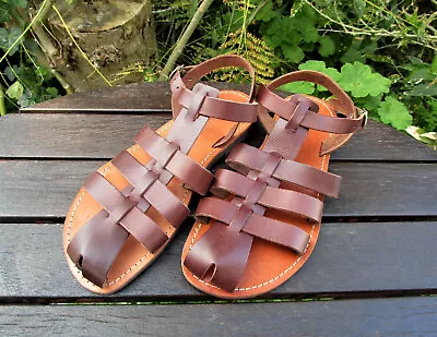 Fisherman Sandals Handmade Greek Leather Sandals • $62