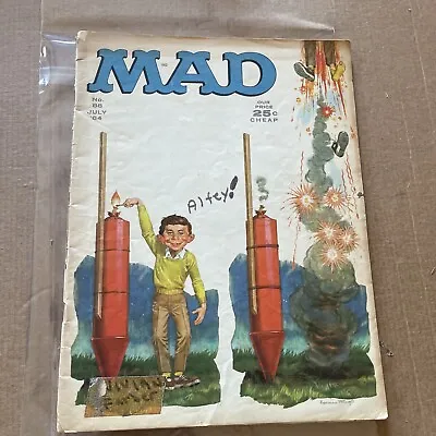 Mad Magazine #88 July 1964 BARGAIN Fireworks Shipping Included • $12.90