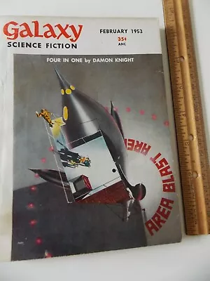 February 1953 Galaxy Science Fiction Volume 5 Number 5  Simak Knight Sheckley • £9.61