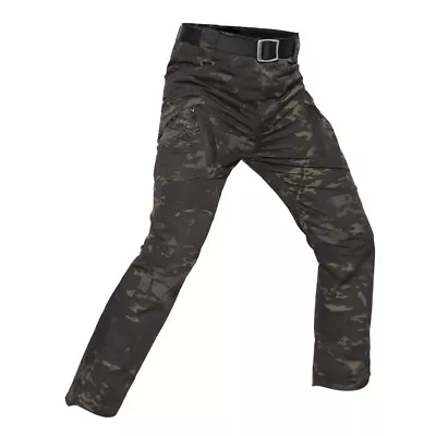 Mens Tactical Pants Cargo Combat US Army Military Waterproof Casual Trousers IX9 • $33.24