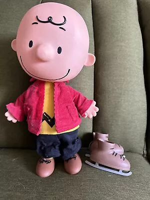 Memory Lane Christmas Time Peanuts Charlie Brown Doll Action Figure 13 Inch Work • $29