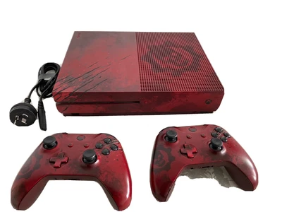 $450 • Buy Xbox One S 2TB Console - Gears Of War 4 Limited Edition + 2 Controllers