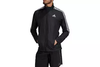 Adidas Men's Marathon Jacket - Black/White • $83.99