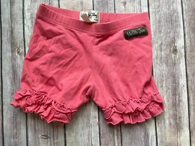 Matilda Jane Size 6 Good Hart Circus Shop Pink Salmon Shorties Read B4 • $18