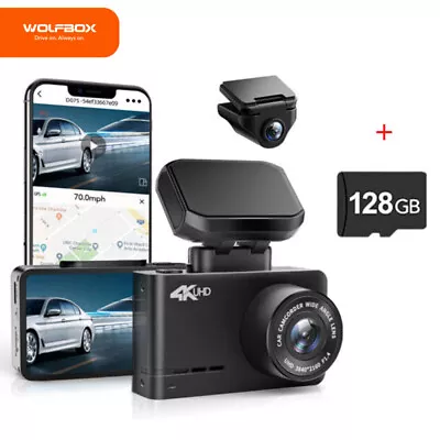 WOLFBOX Dash Cam D07 4K Camera With WiFi GPS Front And Rear Mini Car Dash Camera • $199.99