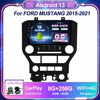 8G+256GB Android 13 Car Stereo Radio FOR FORD MUSTANG 2015-2021 GPS Car Play DSP • $335.99