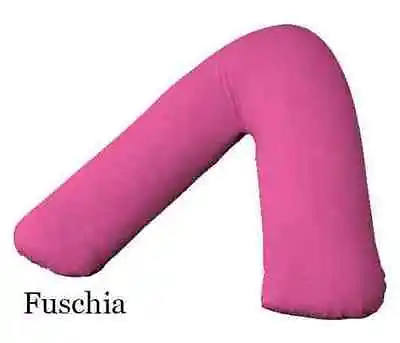 Plain Dyed Orthopaedic Pillowcase Fuchsia V Pillow Cover Non Allergenic Luxury • £5.99