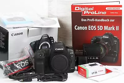 Canon EOS 5D Mark II Case Body Black (34000 Pictures) Original Packaging 0330111194 • £341.12