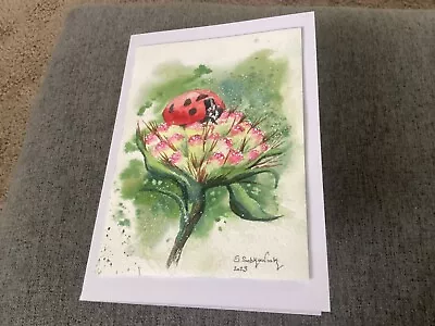 £6.50 • Buy Hand Painted Greetings Card In Watercolour 