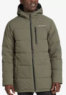 Eddie Bauer Men’s Essential Outdoor Down Parka Size 2-XL Sprig (Green) New • $125