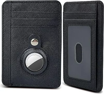 Airtag Wallet Case Leather RFID Blocking Slim Credit Card Money Holder For Men.. • $6.99