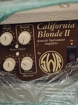 SWR California Blonde II 2 Acoustic Instrument Amplifier *LOCAL PICKUP ONLY* • $325