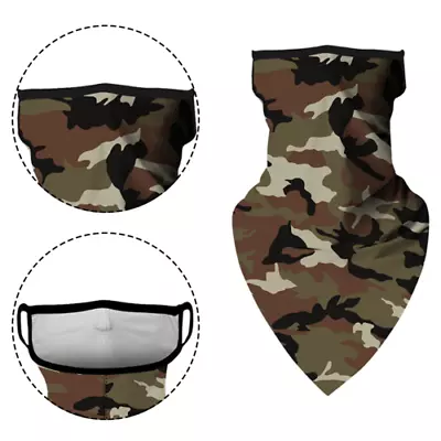 Seamless Bandana Face Covering Mask Biker Gaiter Tube Snood Scarf Neck Cover UK • £3.59