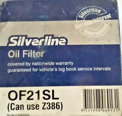 SILVERLINE  OF21SL - Cartridge Oil Filter - Check Listing Below - NOS - Z386 • $17.30