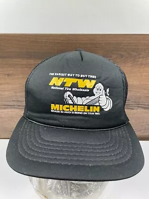 VINTAGE Young An Michelin Northwest Tires Wholesale Hat Promo NTW 90s Cap • $17.99