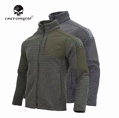 Emersongear Tactical Suede Fleece Jacket Mens Zipper Windbreaker Coats Warm • $80.95