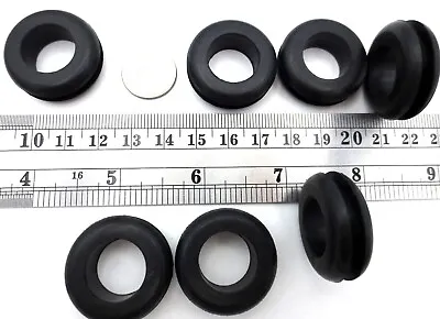 7/8  Hole Rubber Bushing Wire Cord Grommet For 7/8  Hole 1/8  Panel Has 5/8  ID • $47.89