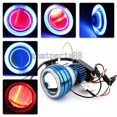 $46.83 • Buy LED Projector Halo Headlight Devil Angel Eyes For Yamaha YZF R1 R6 R6S FJ FJR