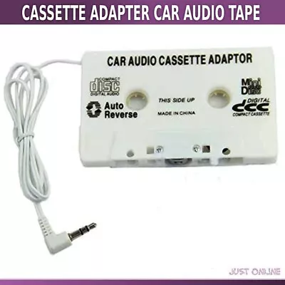 3.5mm Car Stereo Cassette Tape Adapter For IPhone For IPod MP3 Audio CD Player • £2.14