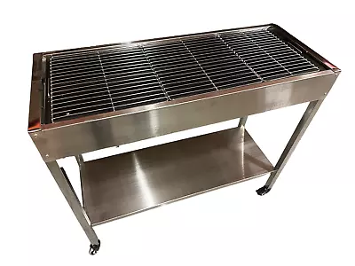 Large Charcoal BBQ Grill In Stainless Steel - Parties & Events • £259.99