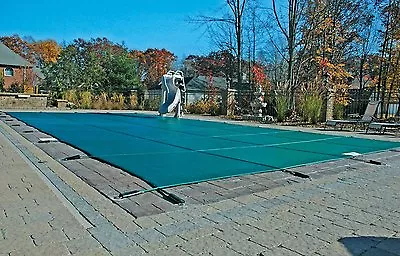 GLI 20' X 40' Rectangle Swimming Pool Green Mesh Winter Safety Cover - 12 Year • $989.99
