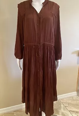 Mid-calf Chicos Bronze Dress Size L • $5